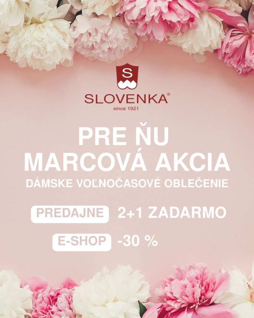 Využite akciu 2+1 zadarmo - Slovenka - Aquario Nové Zámky