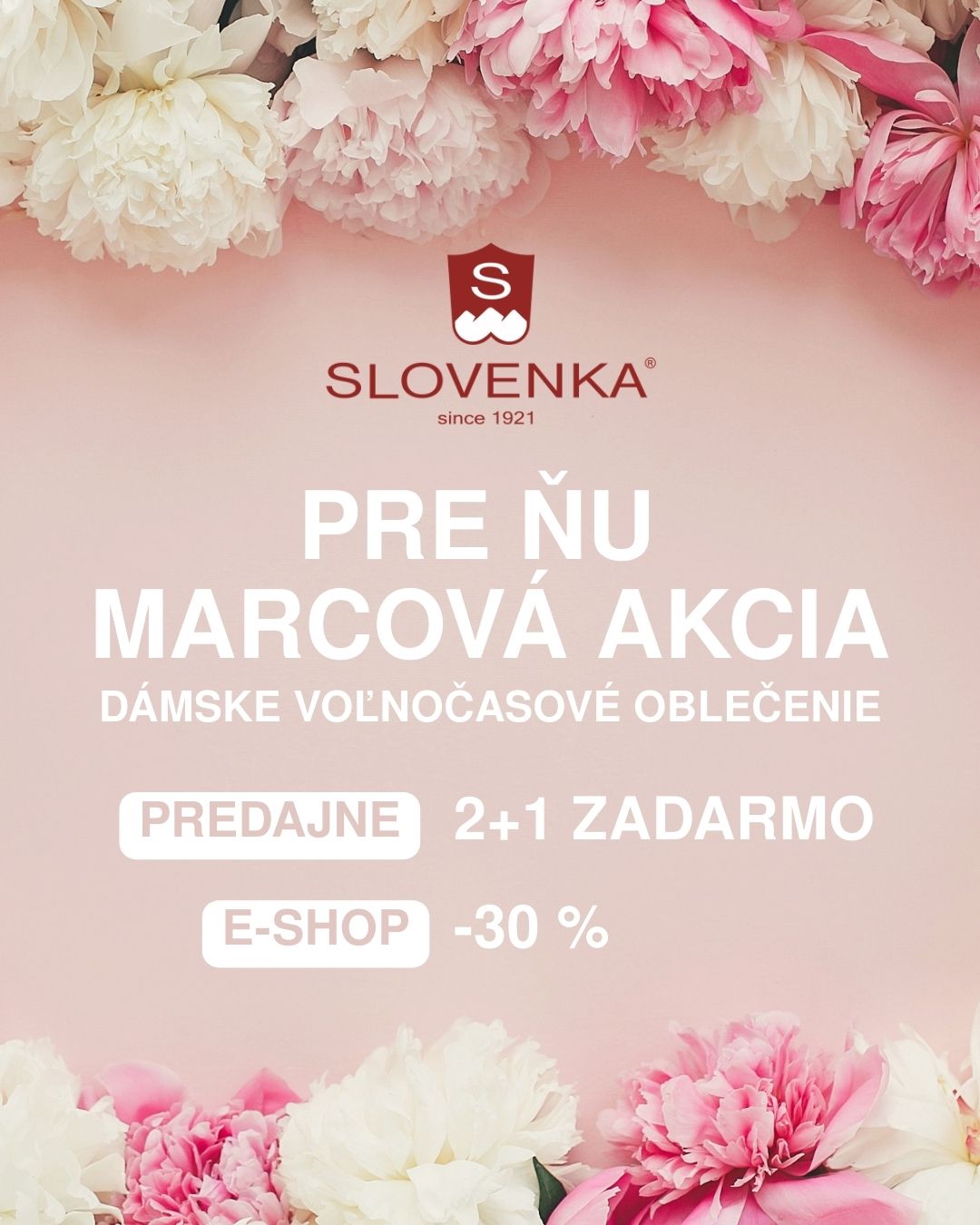 Využite akciu 2+1 zadarmo - Slovenka - Aquario Nové Zámky