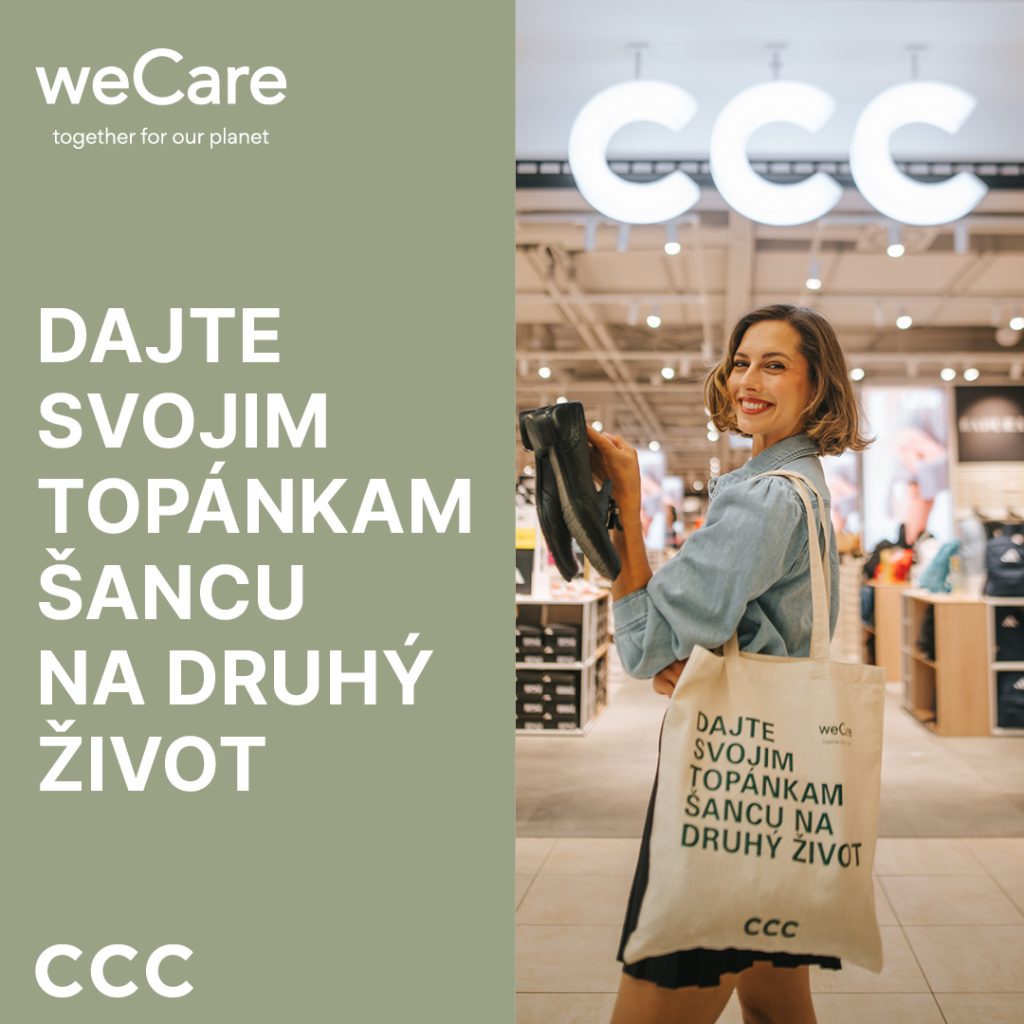 CCC ponúka možnosť darovať topánky "dajte svojim topánkam šancu na druhý život"