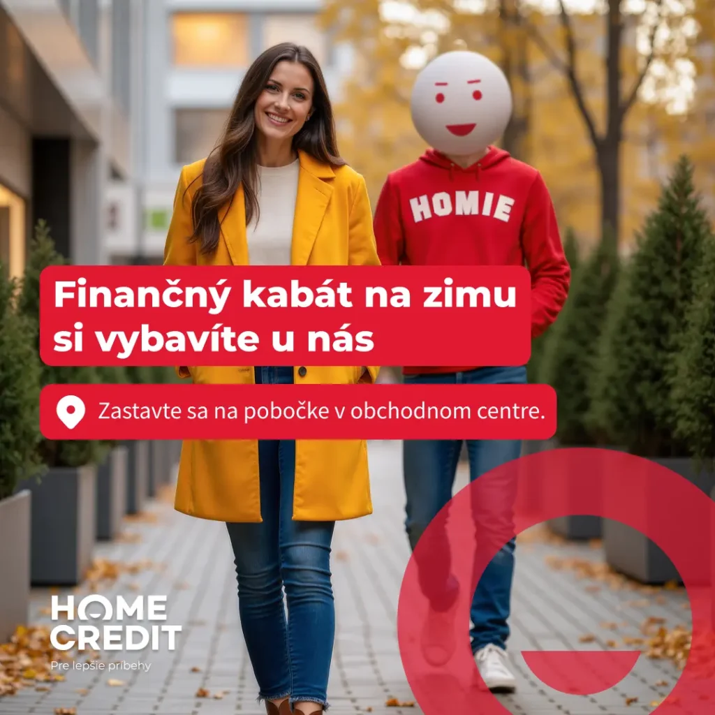 Finančný kabát na zimu si vybavíte u nás - HomeCredit