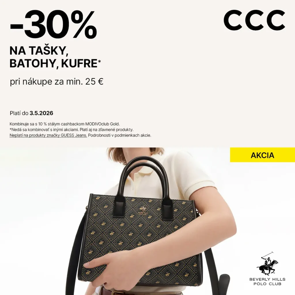 -30 % na kabelky v CCC! - Aquario Nové Zámky