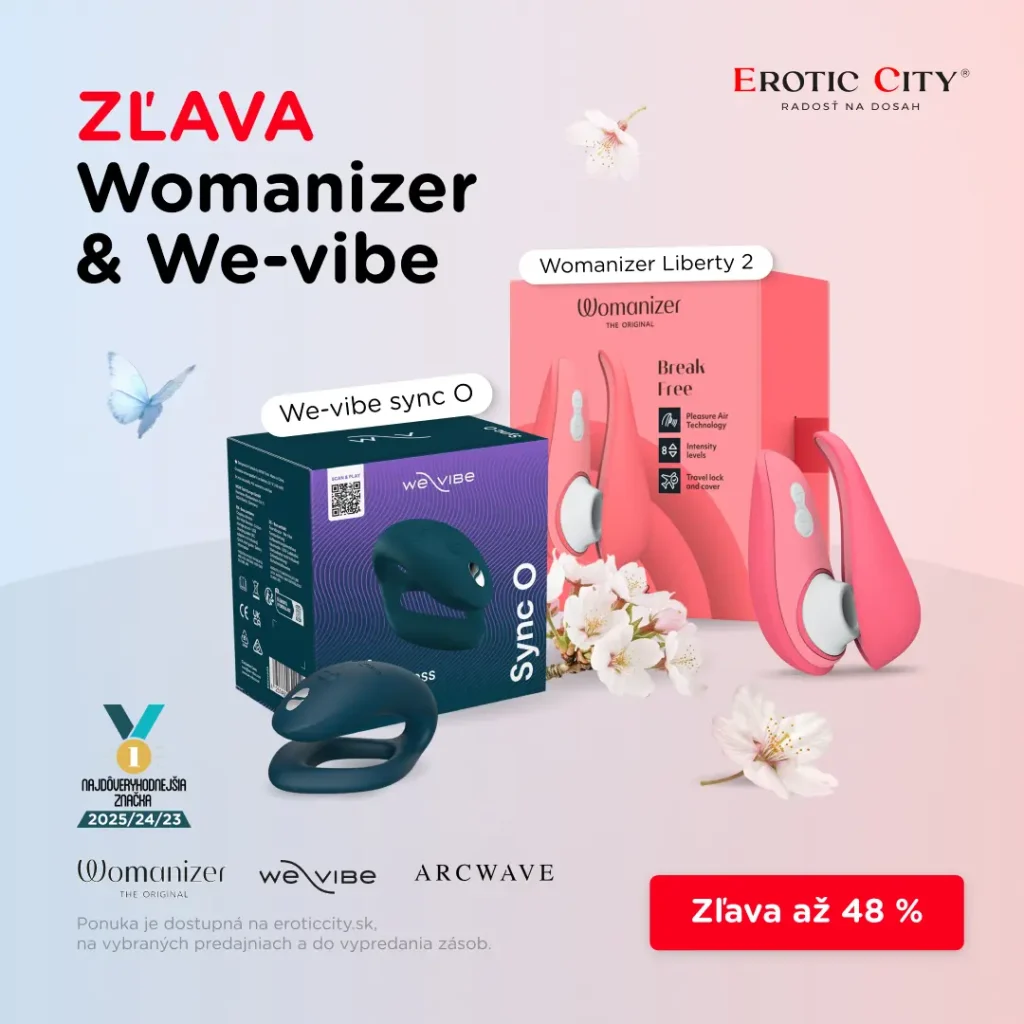 Májová akcia - Womanizer a We-Vibe so zľavou až 48 %!