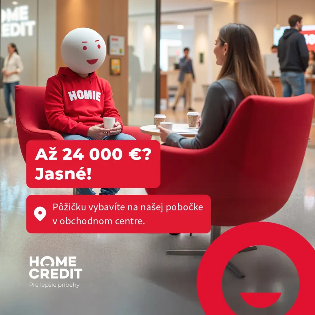 V našej pobočke v OC AQUARIO sme tu pre Vás - Home Credit - Aquario Nové Zámky