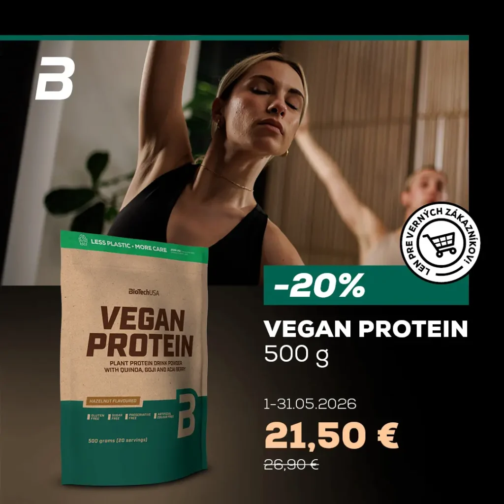 Vyskúšaj náš prémiový Vegan Protein - BioTechUSA - Aquario Nové Zámky