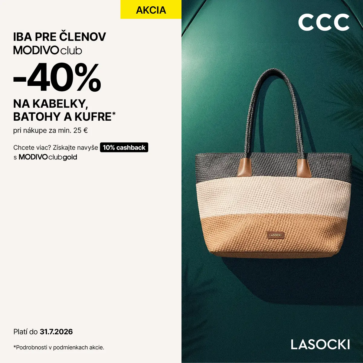 -40 % v CCC - Aquario Nové Zámky