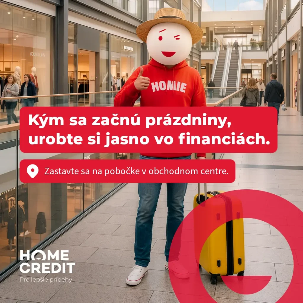 Leto býva plné plánov, výletov a zážitkov. A tiež nečakaných výdavkov - HomeCredit - Aquario Nové Zámky