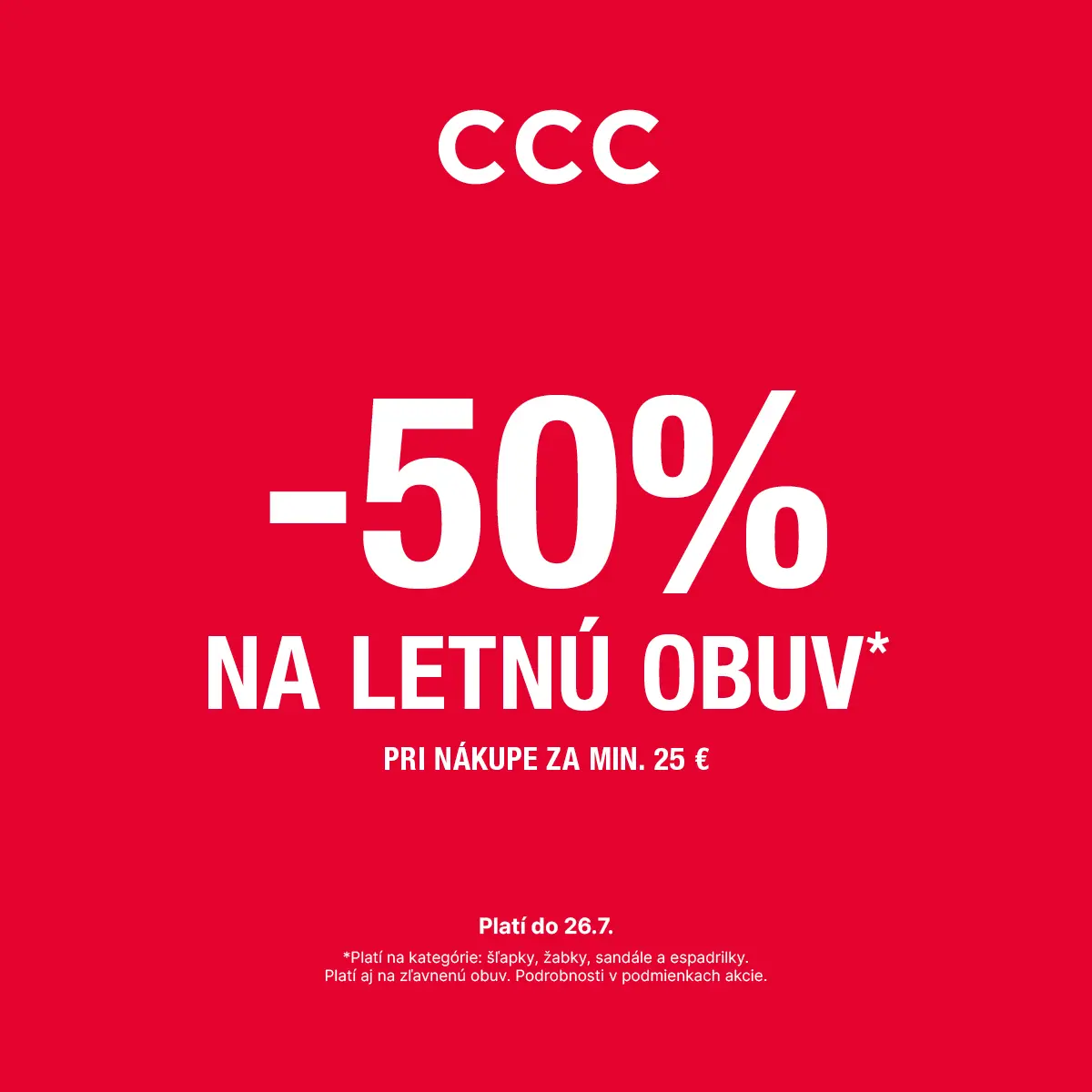 -50 % na letnú obuv v CCC! - Aquario Nové Zámky