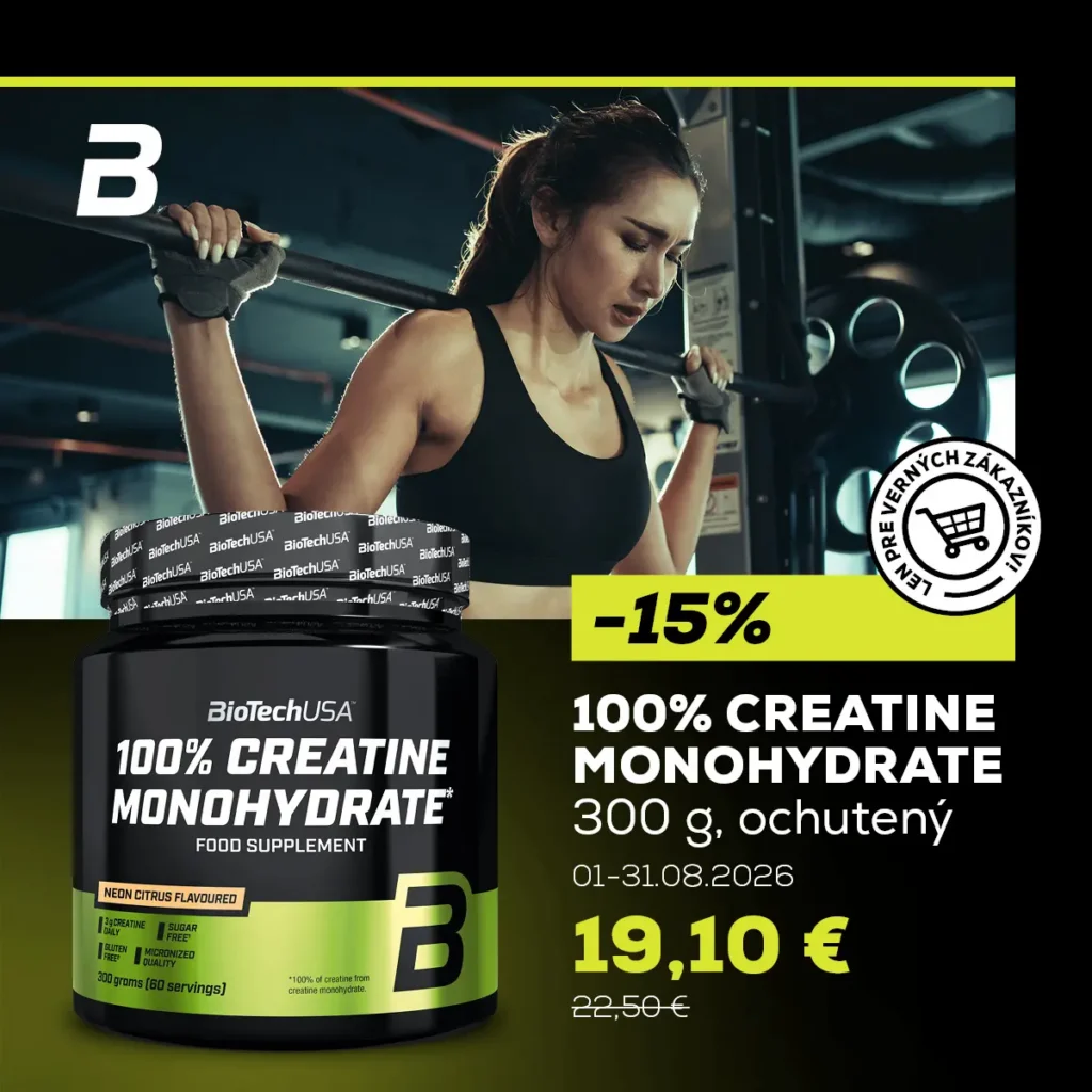 Creatine Monohydrate - BioTechUSA - Aquario Nové Zámky