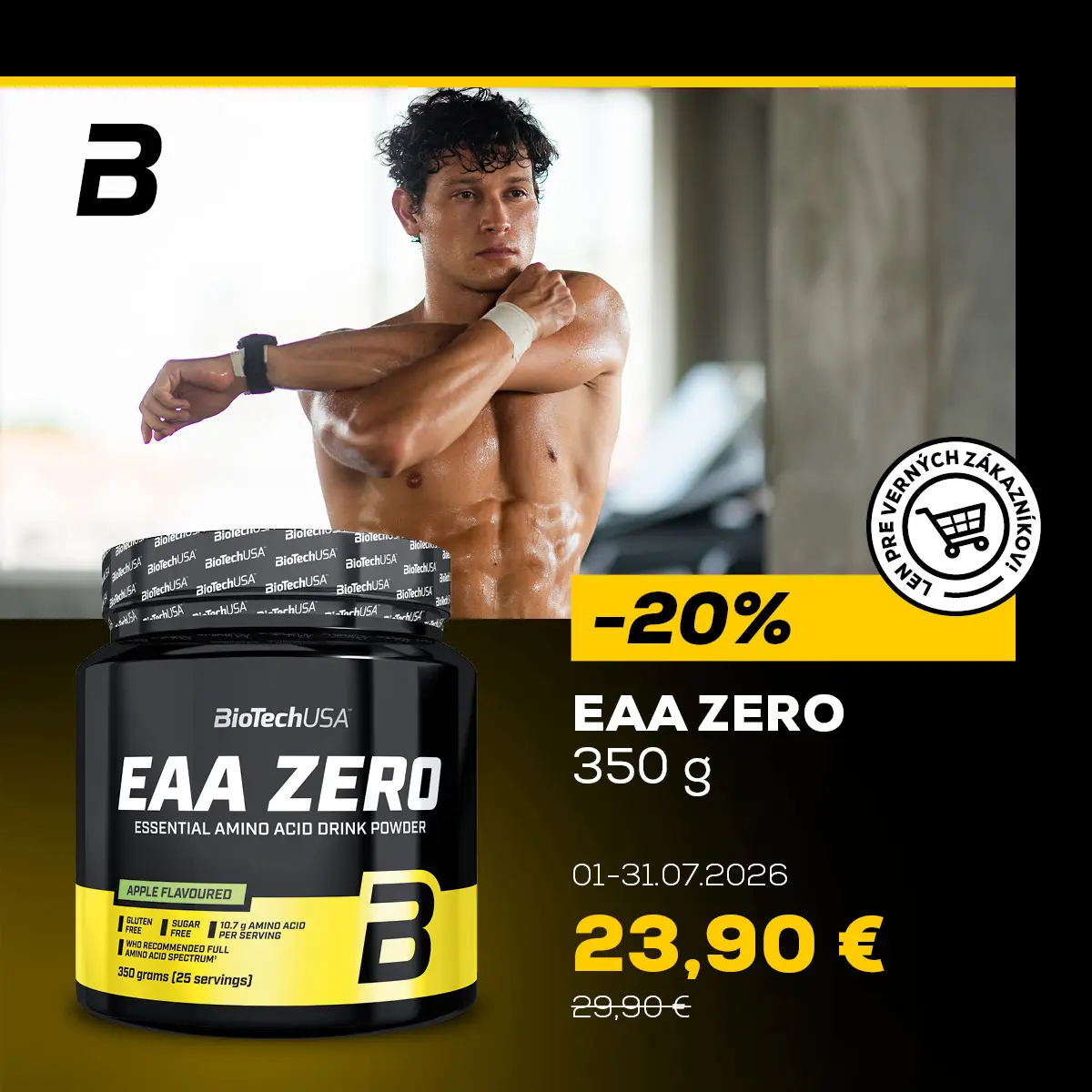 Zastav sa po svoje EAA Zero v našej predajni - BioTechUSA - Aquario Nové Zámky