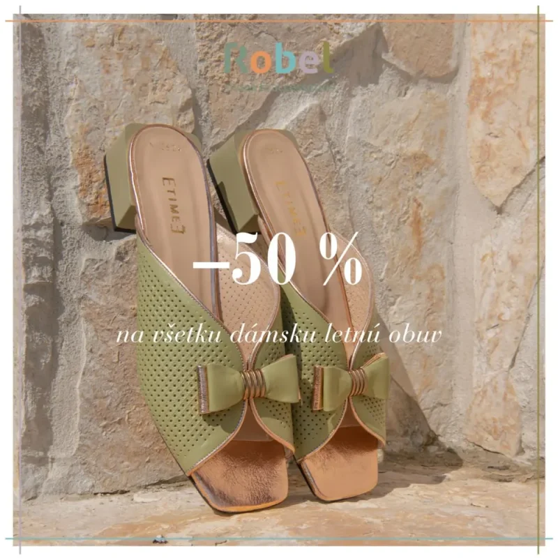 DÁMSKA LETNÁ OBUV –50 % V ROBEL - OC Aquario Nové Zámky