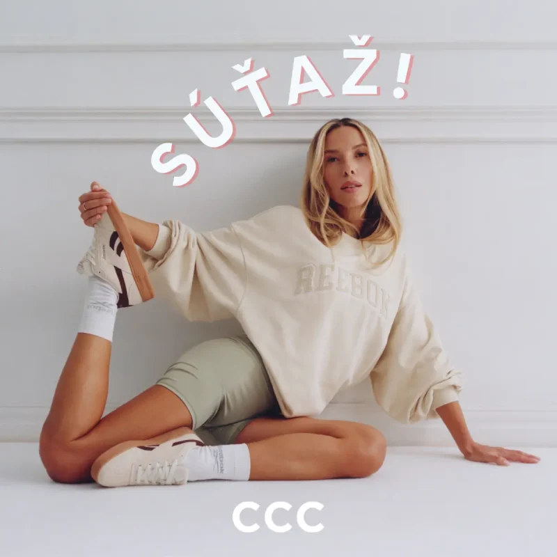 SÚŤAŽ s CCC o tenisky Reebok v hodnote 100 € - Aquario Nové Zámky