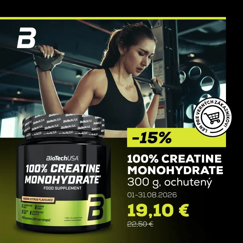 Creatine Monohydrate - BioTechUSA - Aquario Nové Zámky